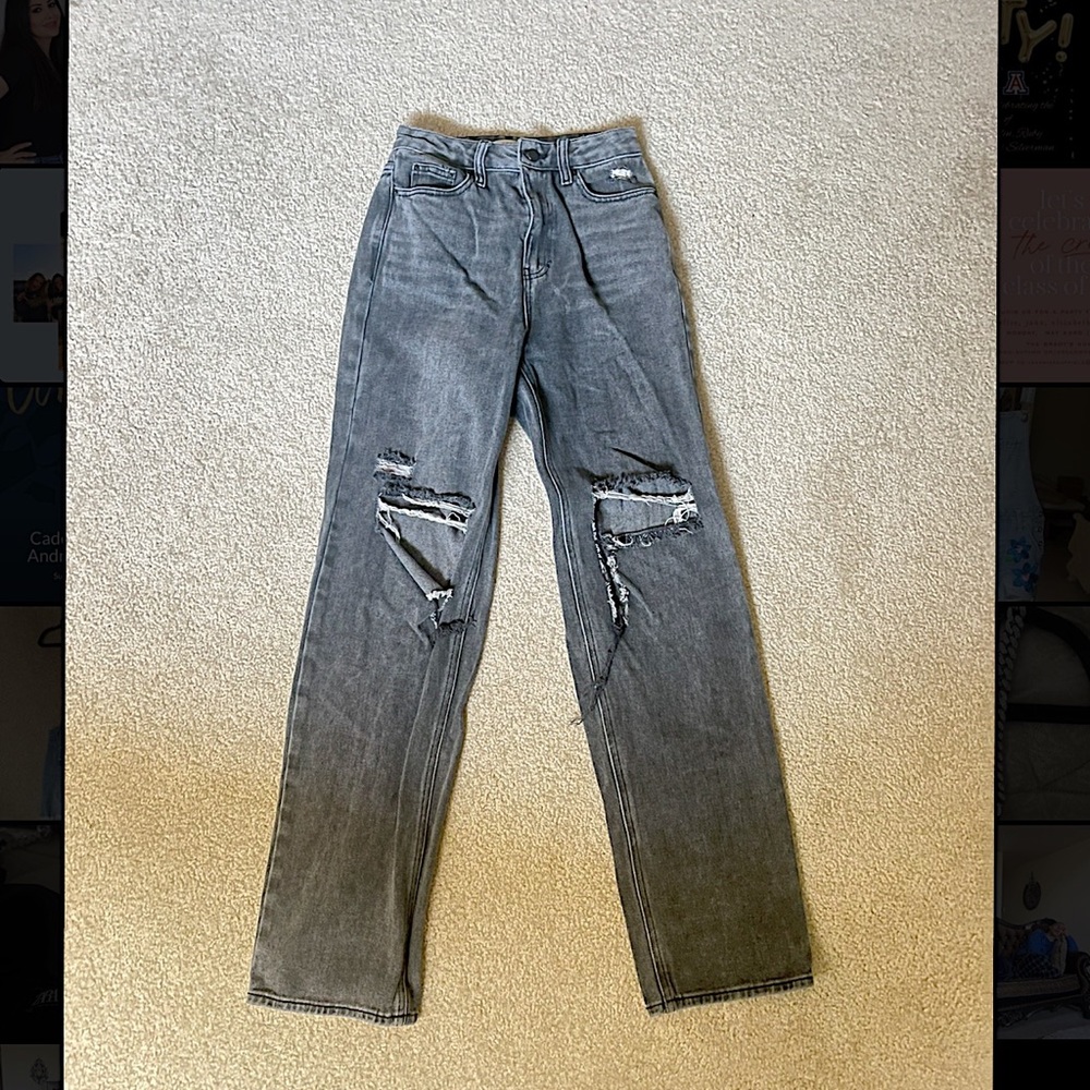 pac-sun ripped jeans